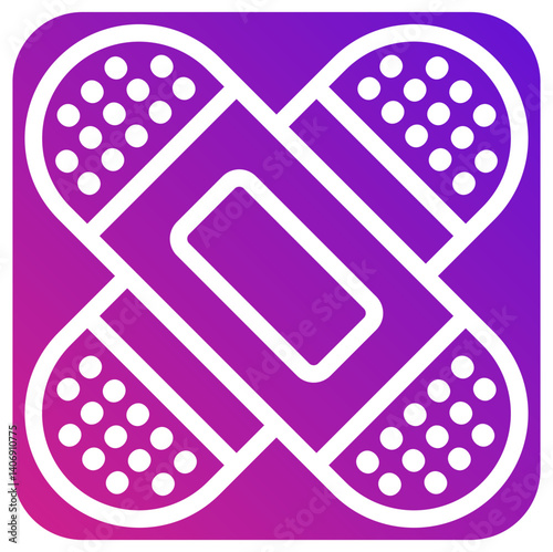 Band Aid Vector Icon Design Illustration