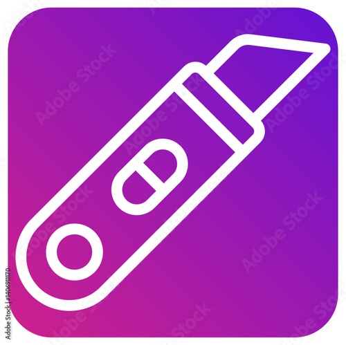 Paper Cutter Vector Icon Design Illustration