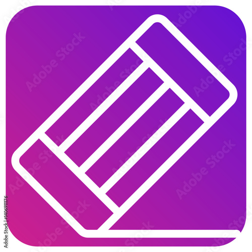 Eraser Vector Icon Design Illustration
