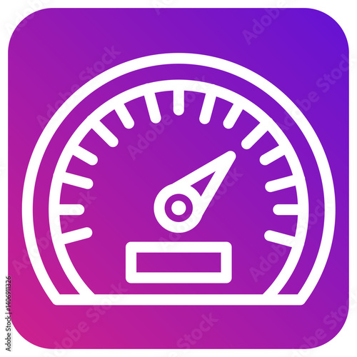 Speedometer Vector Icon Design Illustration