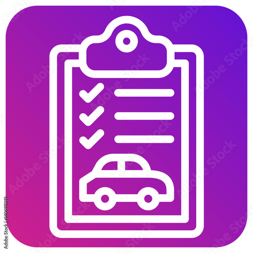Checklist Vector Icon Design Illustration