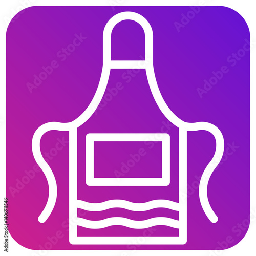 Apron Vector Icon Design Illustration