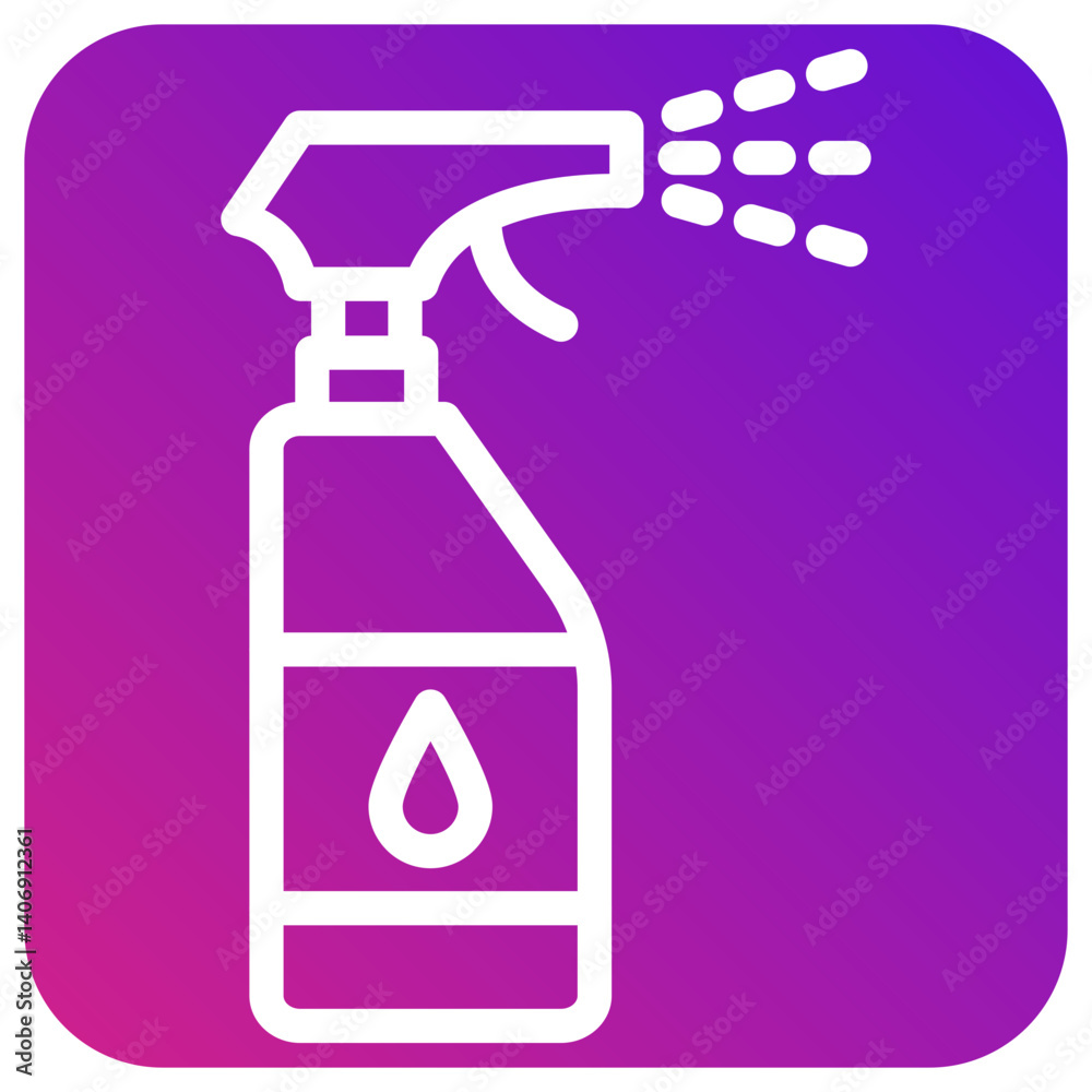 Spray Bottle Vector Icon Design Illustration Spray Bottle Vector Icon Design Illustration