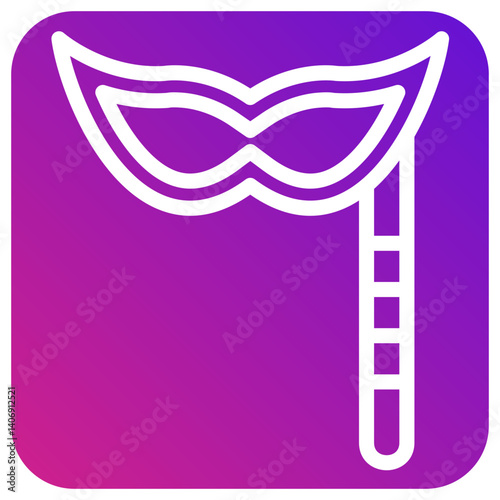 Mask Vector Icon Design Illustration