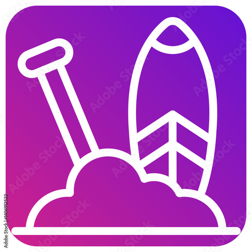 Sup Vector Icon Design Illustration