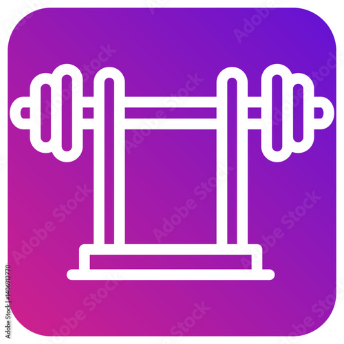 Weightlifting Vector Icon Design Illustration