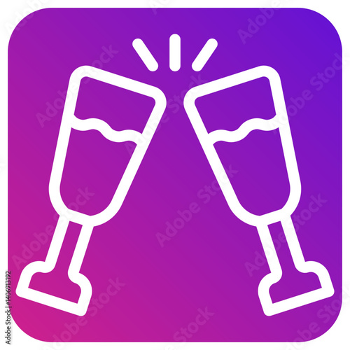 Alcoholic Drink Vector Icon Design Illustration