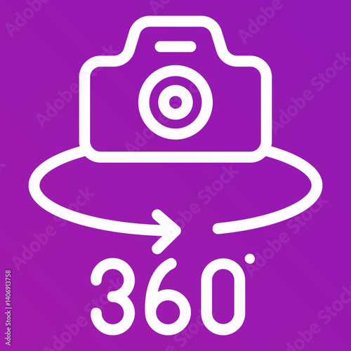 Panorama Vector Icon Design Illustration