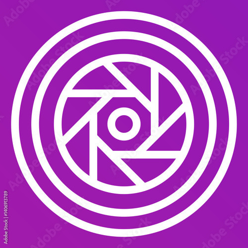 Diafragma Vector Icon Design Illustration