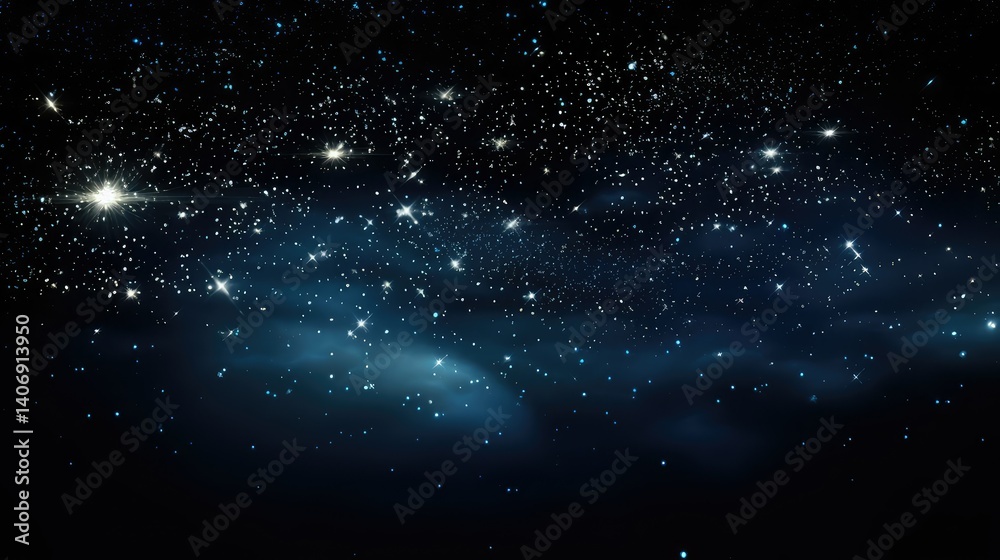 Fototapeta premium universe stars and glitter