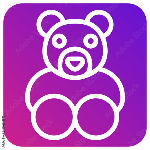 Bear Vector Icon Design Illustration