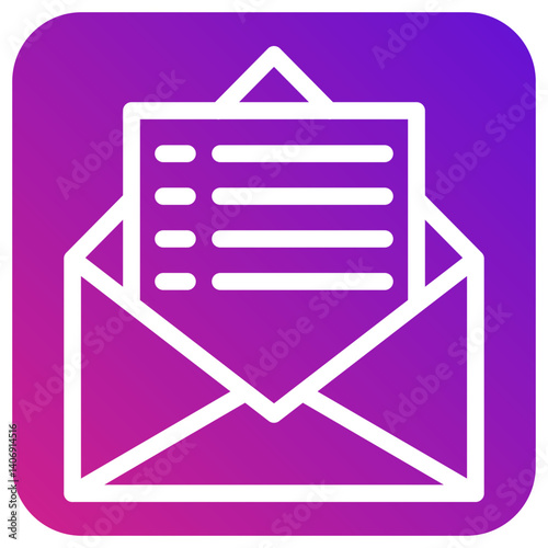 Email Vector Icon Design Illustration