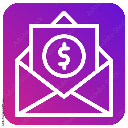Dollar Vector Icon Design Illustration