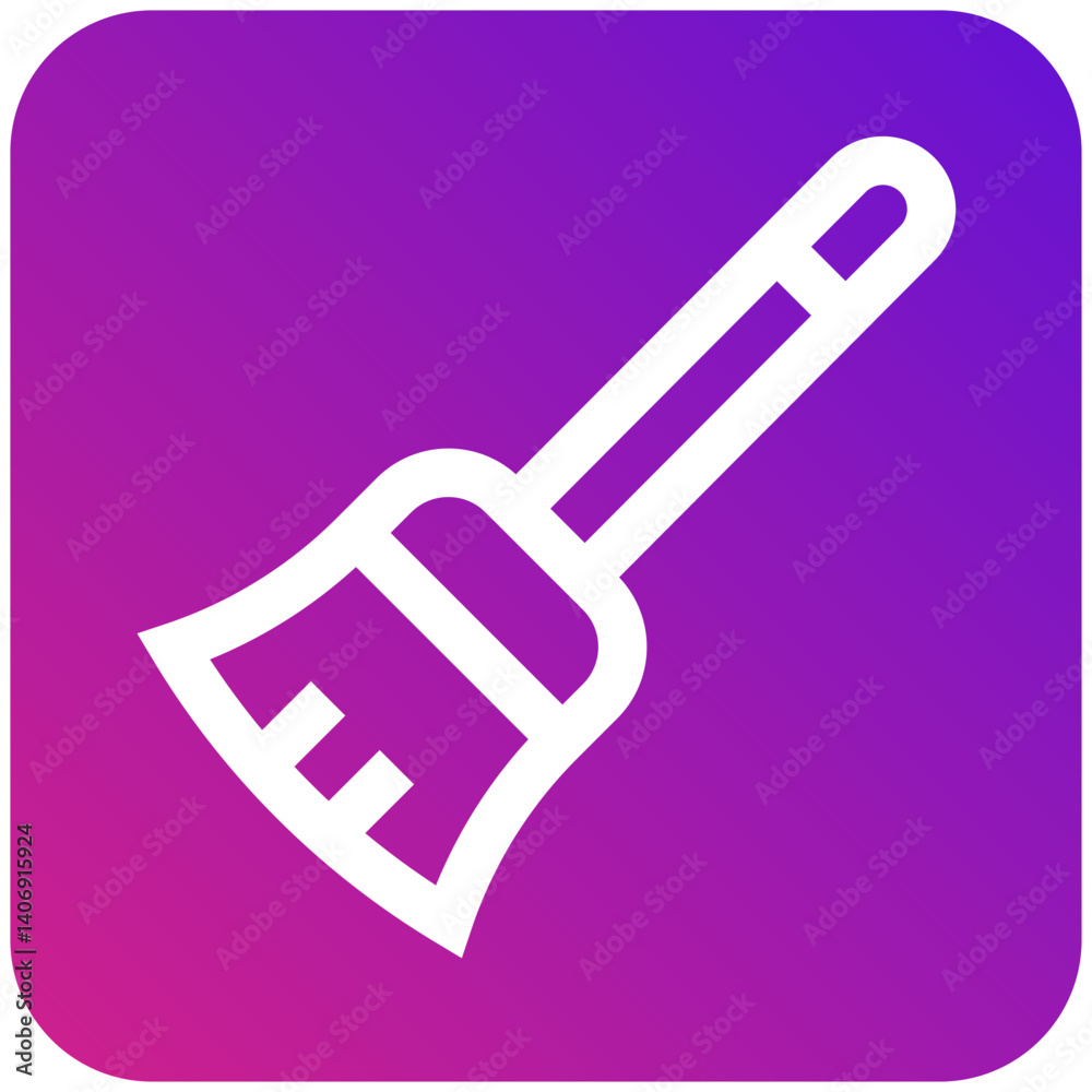 Feather duster Vector Icon Design Illustration Feather duster Vector Icon Design Illustration
