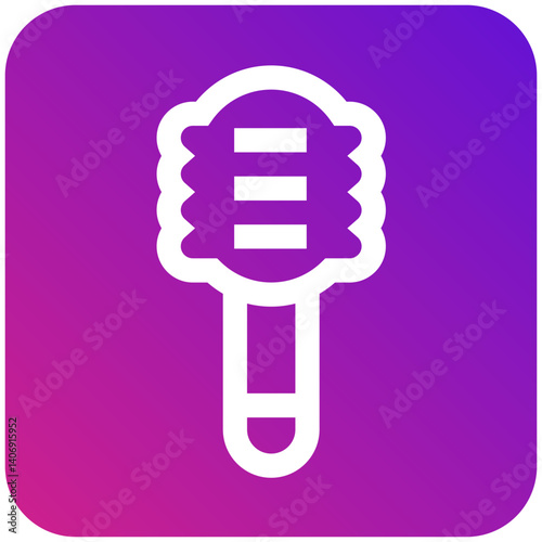 Brush Vector Icon Design Illustration