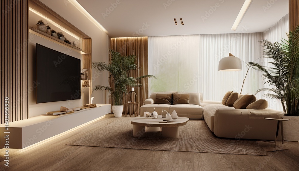 Fototapeta premium modern living room