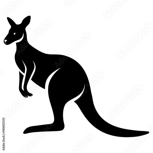 kangaroo vector illustration