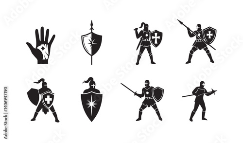Elegant warrior shield art design incorporating traditional Viking combat elements for engaging artistic projects

