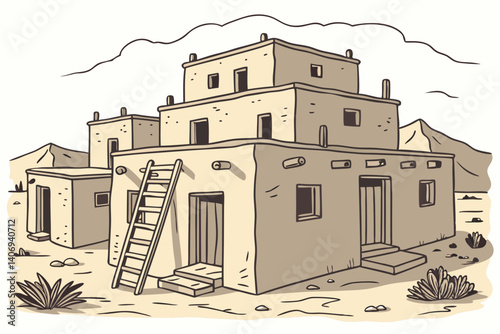 An old stone house with white windows stands on a narrow European city street