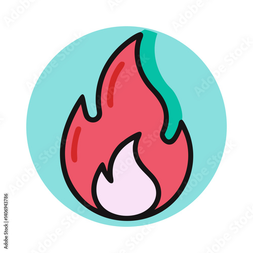 vector fire icon