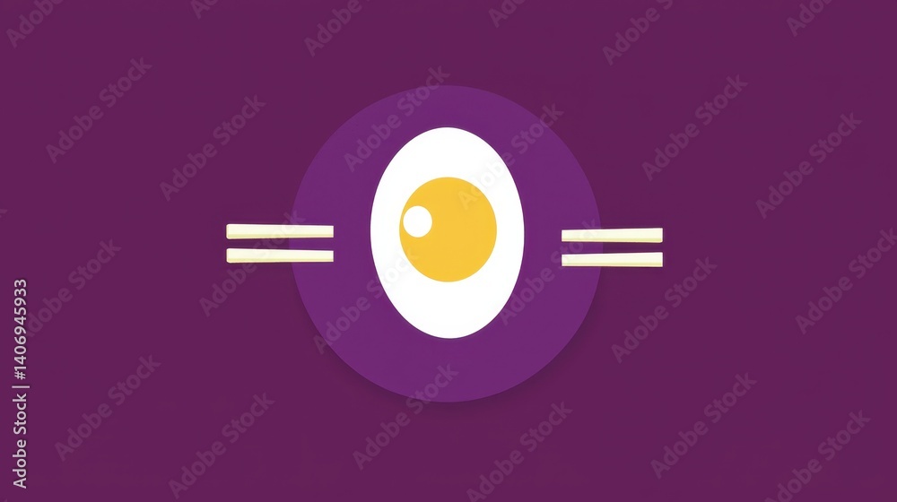 Colorful Egg Illustration with Abstract Background Design Concept Colorful Egg Illustration with Abstract Background Design Concept
