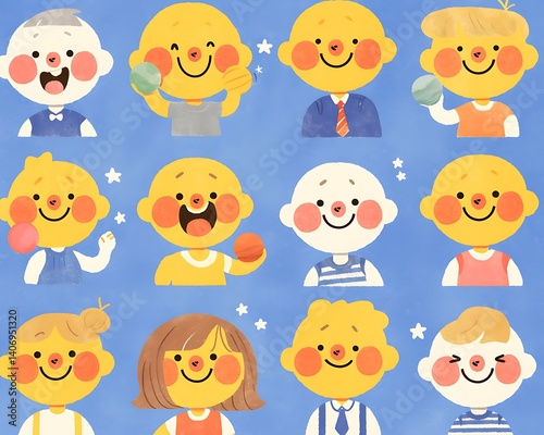 Kids Portraits - Cute Faces