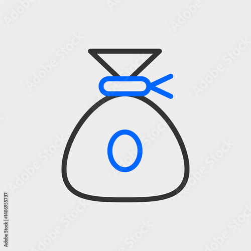 Business Finance Money Icon. Symbol of Money bag. Perfect for enhancing professional websites, apps, and presentations.