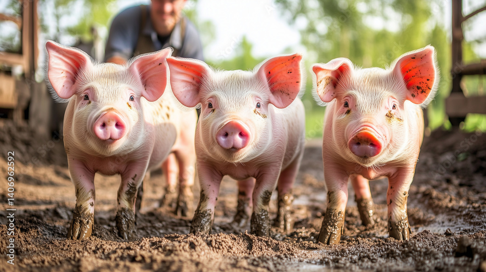 pigs in a farm pigs in a farm
