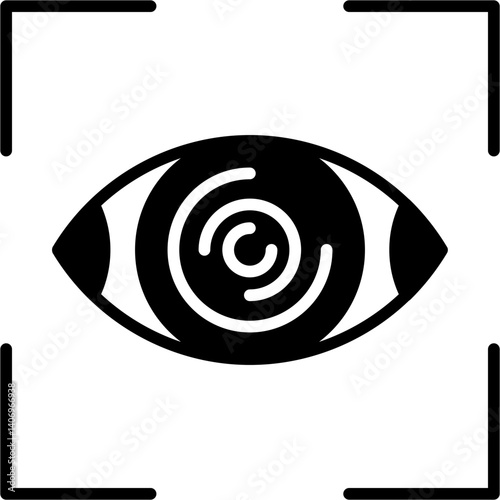 Iris Scan Icon