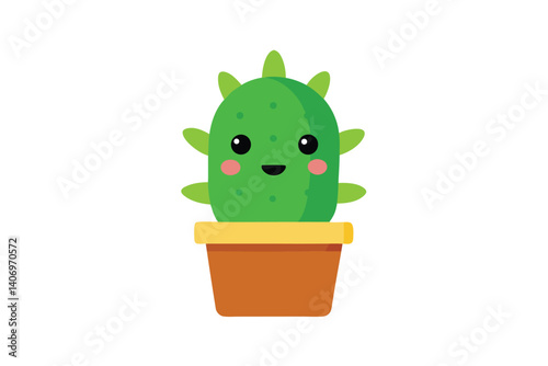 cactus with face