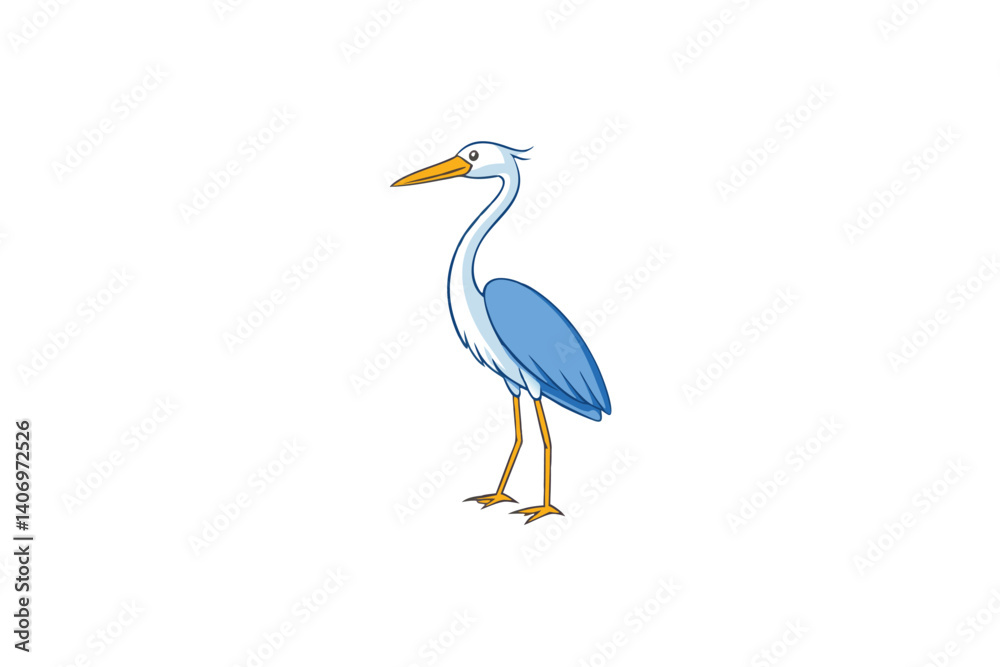Fototapeta premium egret blue heron ardea cinerea