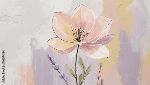 watercolor flower background