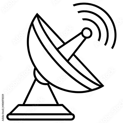 radio telescope icon