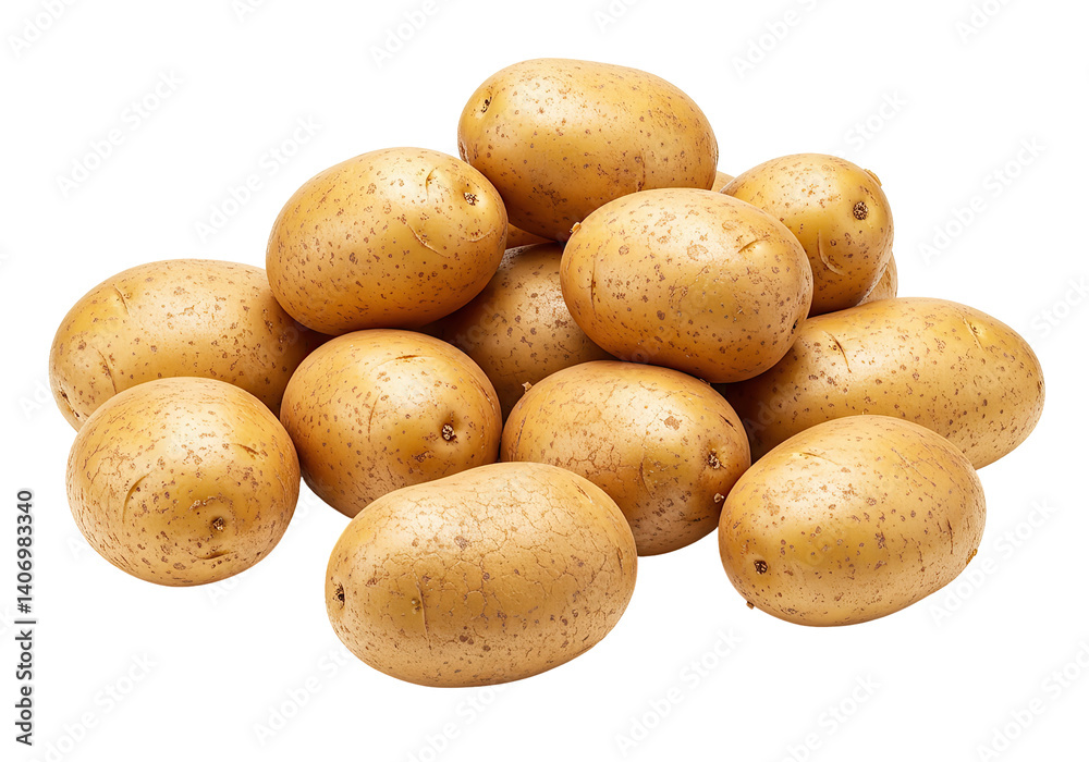 Pile of Golden Potatoes Fresh, Organic, Rustic, Farm, Vegetable Pile of Golden Potatoes Fresh, Organic, Rustic, Farm, Vegetable