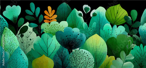 Vibrant Forest Foliage