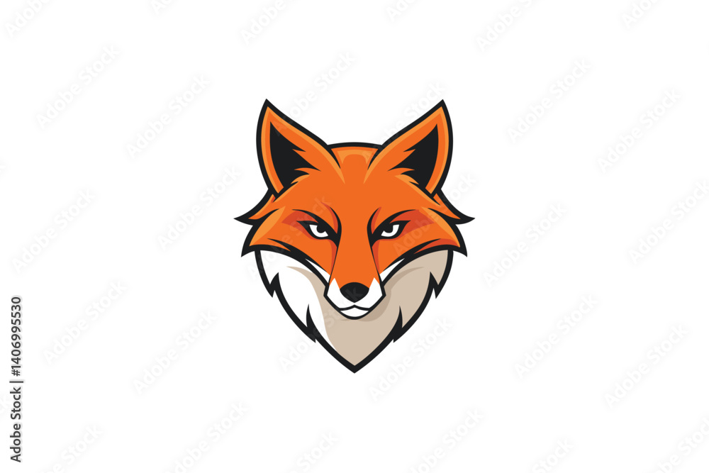Fototapeta premium red fox isolated on white