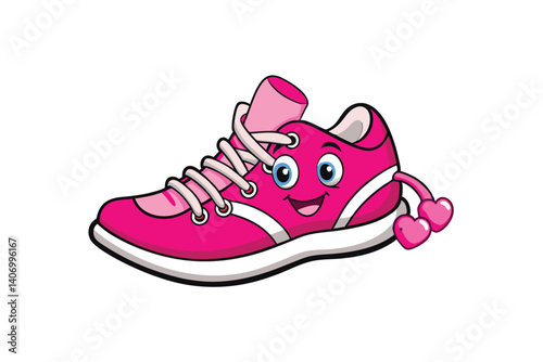 pink rubber boots