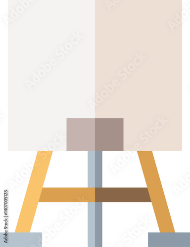 canvas Illustration on a white background     