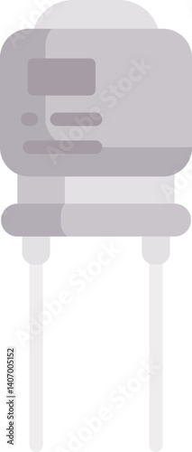 capacitor Illustration on a white background     