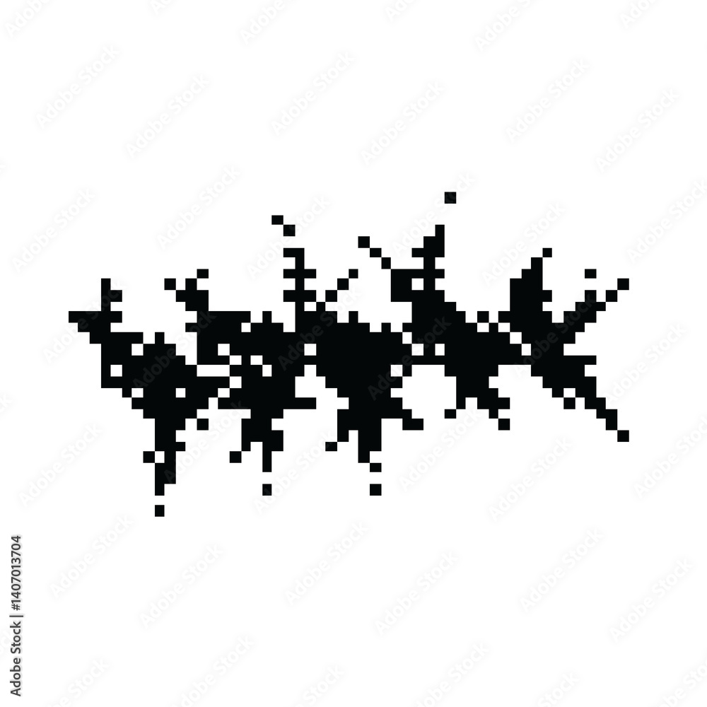 Fototapeta premium Dark Aesthetic Dithering Element