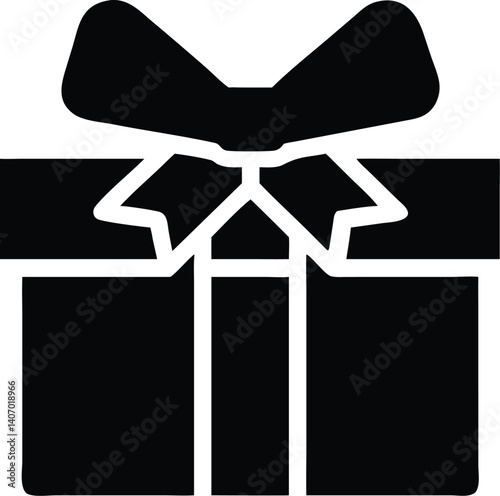 gift box, wrapped present, black and white, minimalist, geometric, simple, clean, modern, elegant
