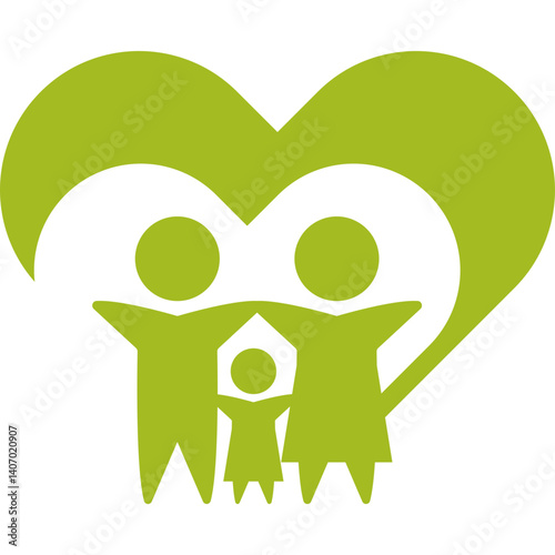 Happy Family Icon