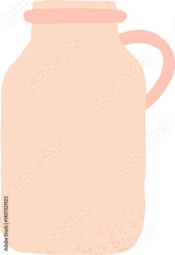 Kitchen cooking utensil milk jug icon vector illustration. Baking bakery and pastry stuff element