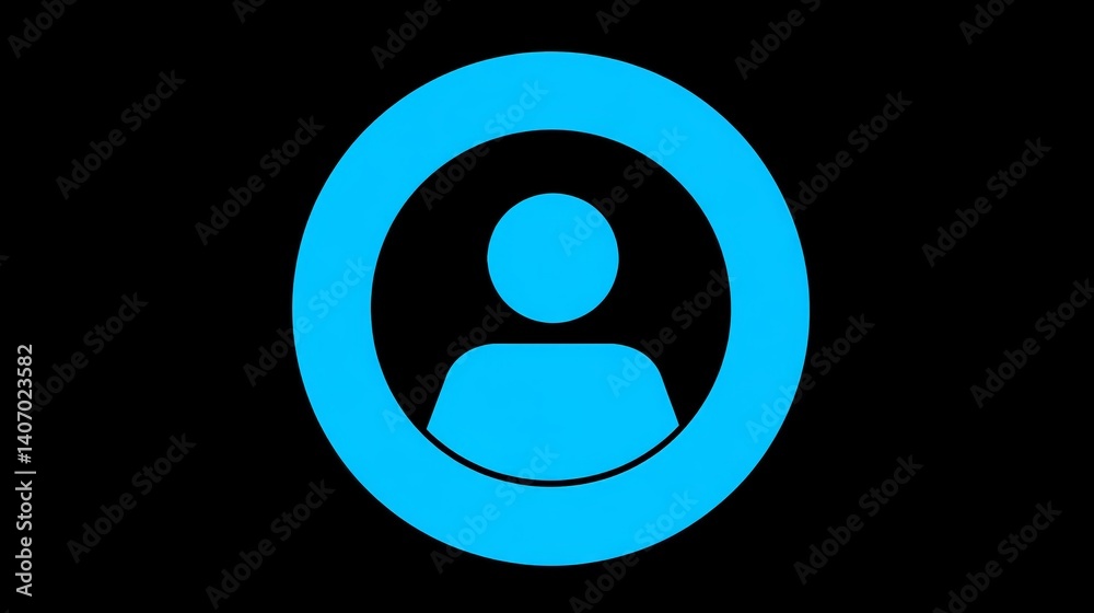 Conceptual image of a person within blue circle, symbolism, abstraction, and graphic design element. Conceptual image of a person within blue circle, symbolism, abstraction, and graphic design element.
