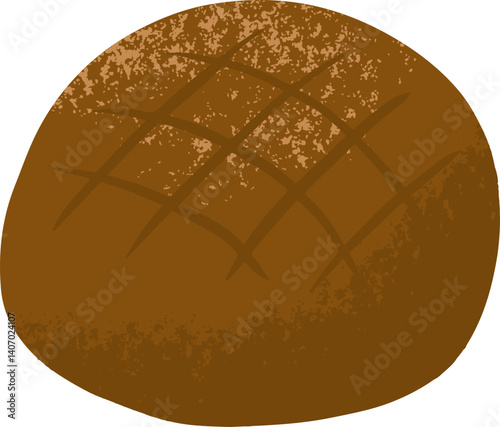 Bread icon bakery baking pastry loaf bun products vector illustration