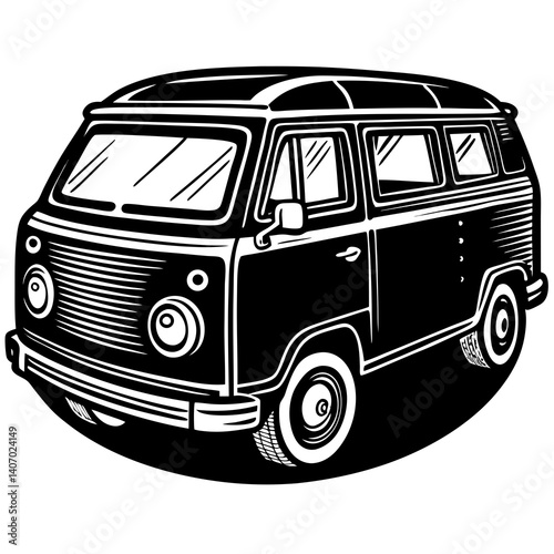 vector illustration of a bus
