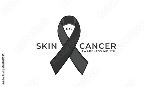 Skin cancer awareness month. background, banner, card, poster, template. Vector illustration.