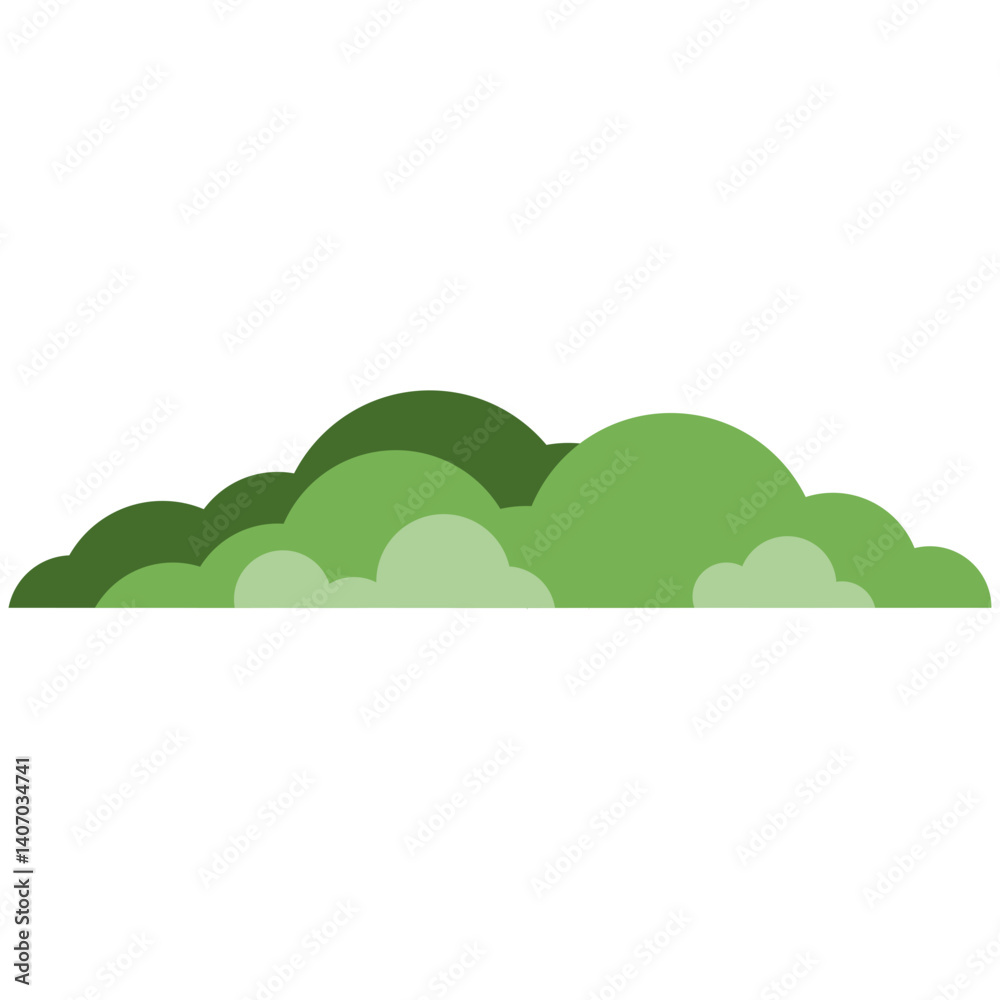 Obraz premium Green Bushes