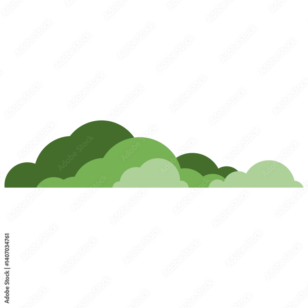 Fototapeta premium Green Bushes