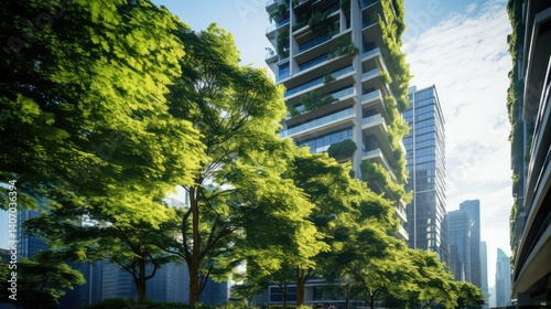 Wallpaper Mural greenery architectural tree images Torontodigital.ca